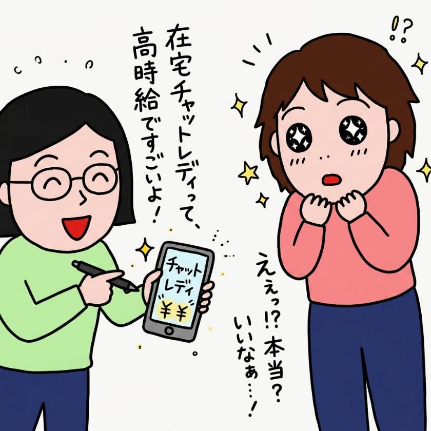 チャットレディを教えてくれる友人